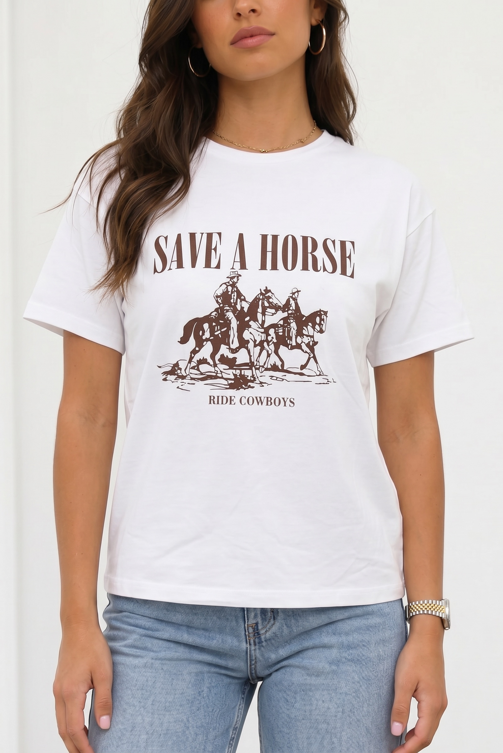 Save The Horse Tshirt - White