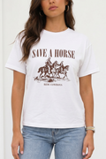 Save The Horse Tshirt - White