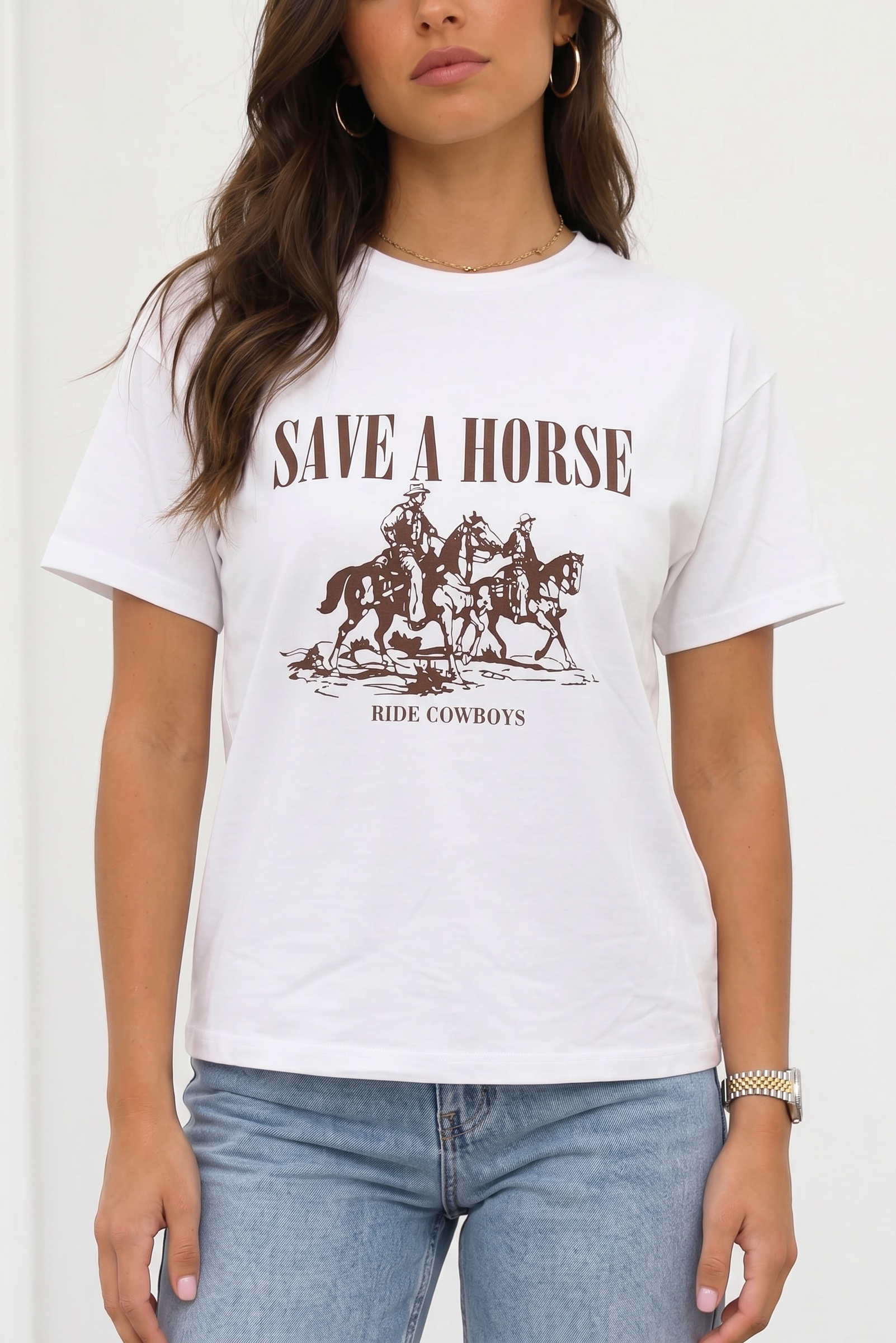 Save The Horse Tshirt - White