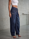 Statement Trouser Jeans - Navy