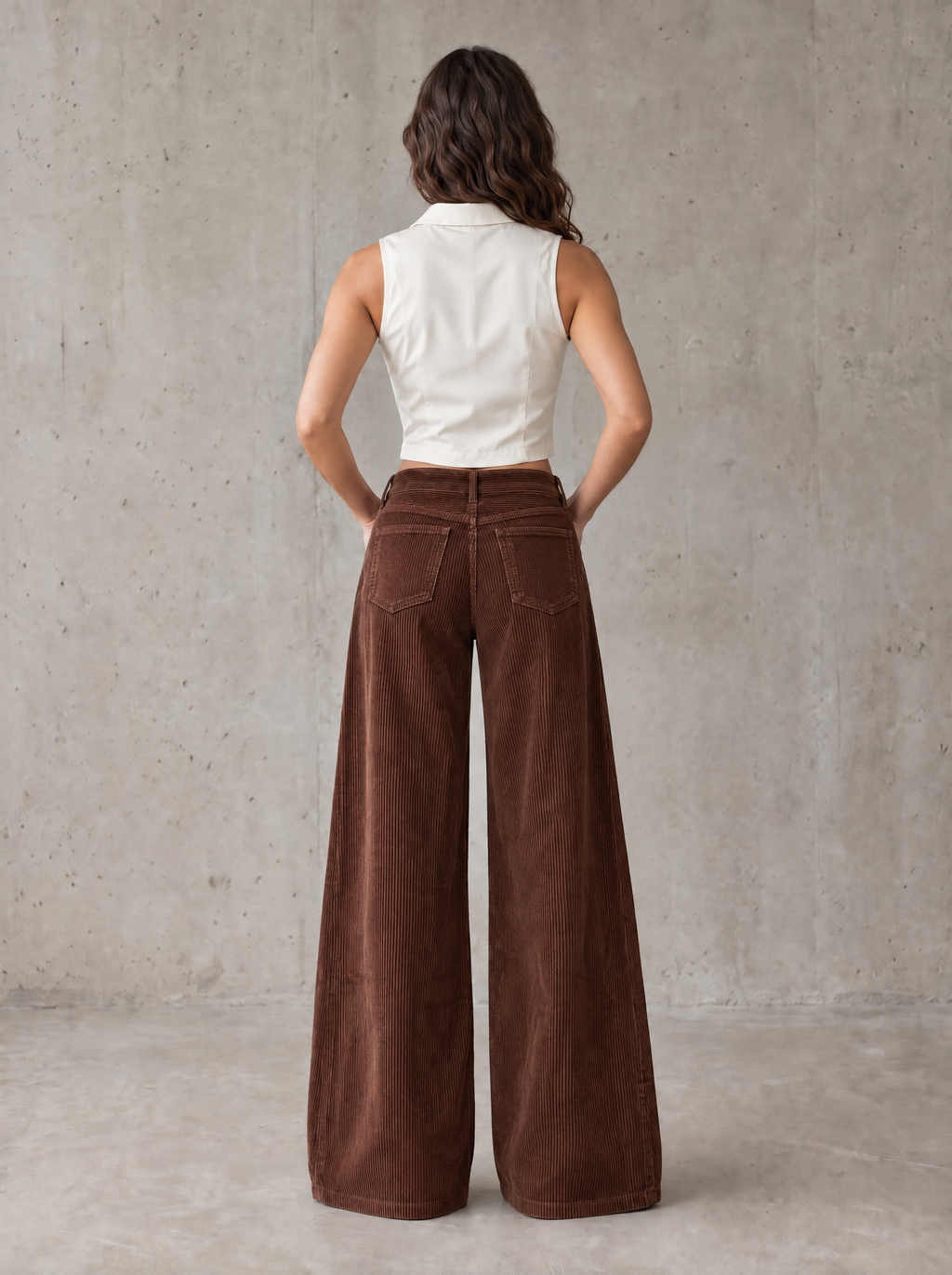 Palazzo Pantalon - Brown