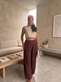 Balloon trousers - Burgundy