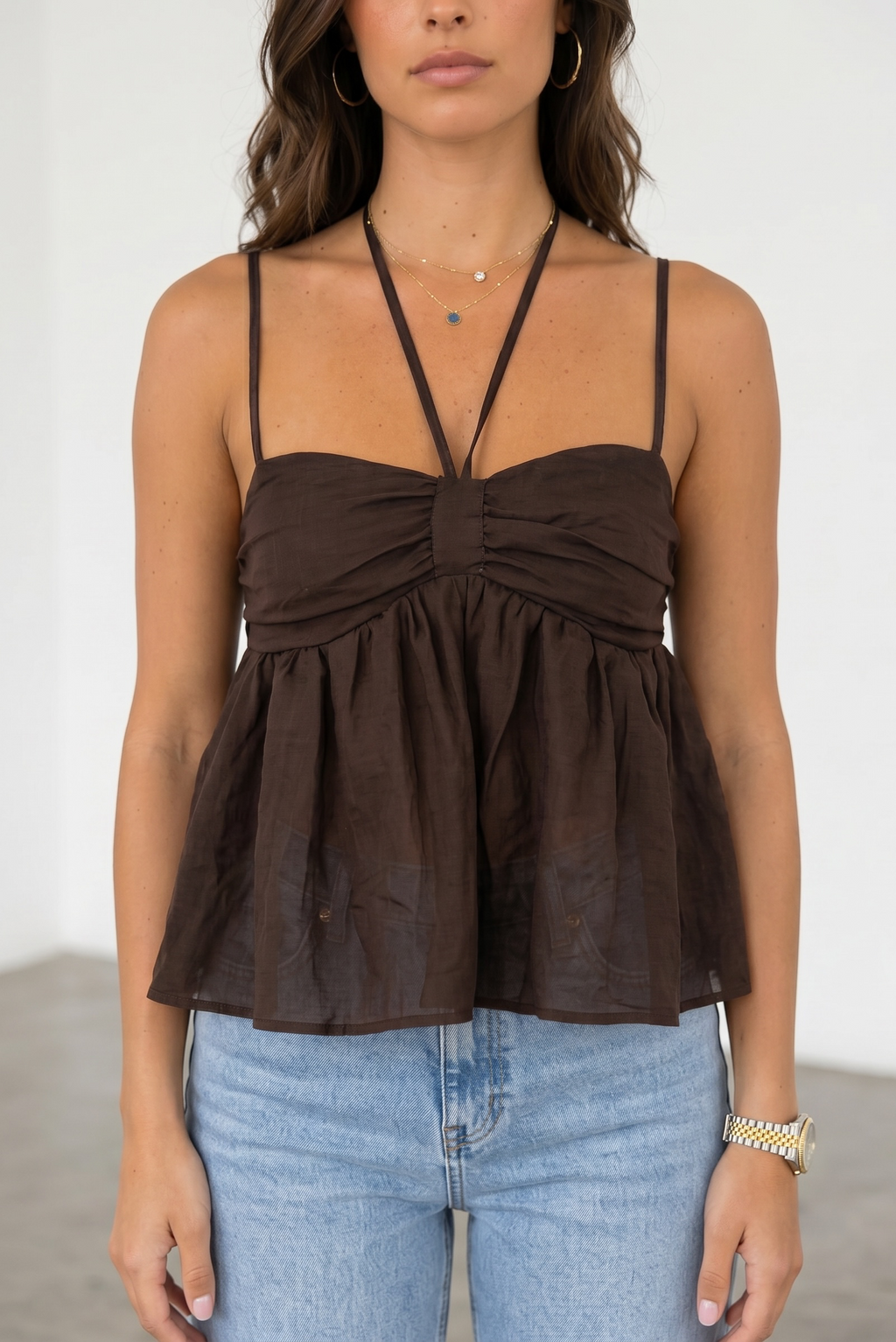 Flawless Top - Brown