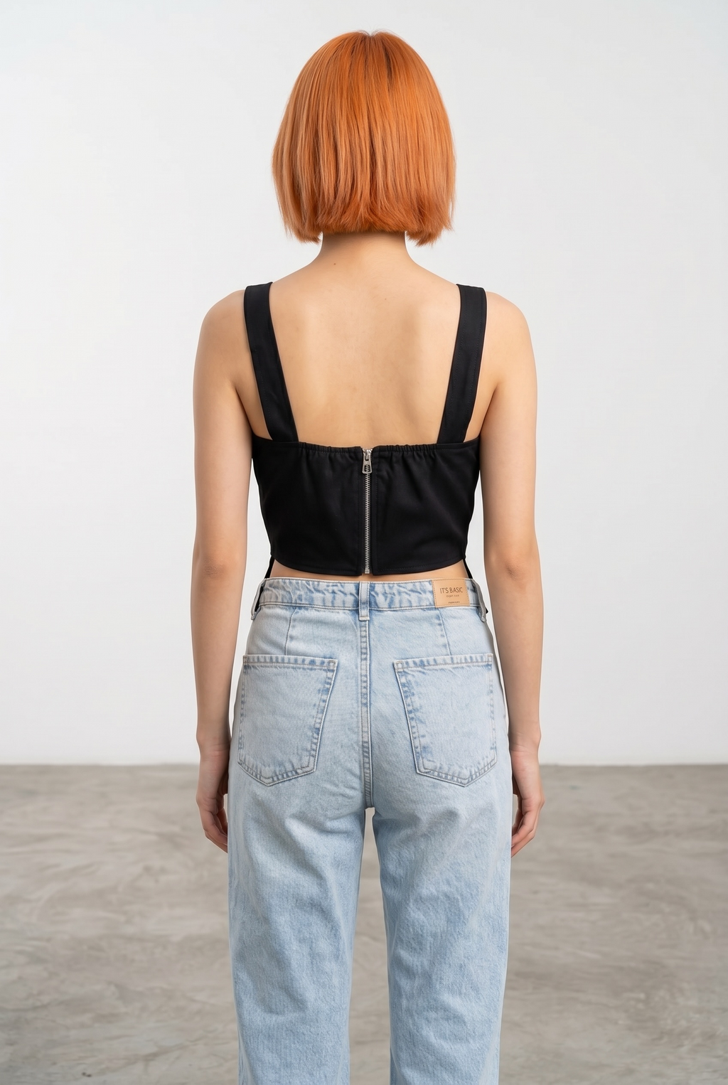 Corset Asymmetric - Black