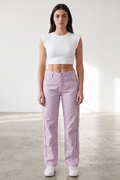Loose Jeans - Light Purple