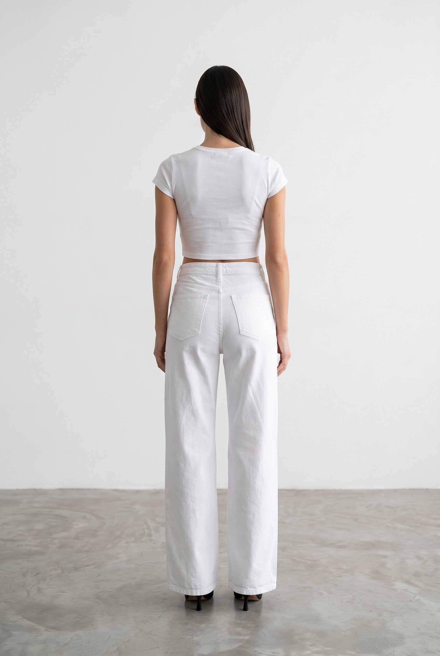 Straight Jeans - White