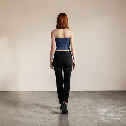 Denim Corset - Blue