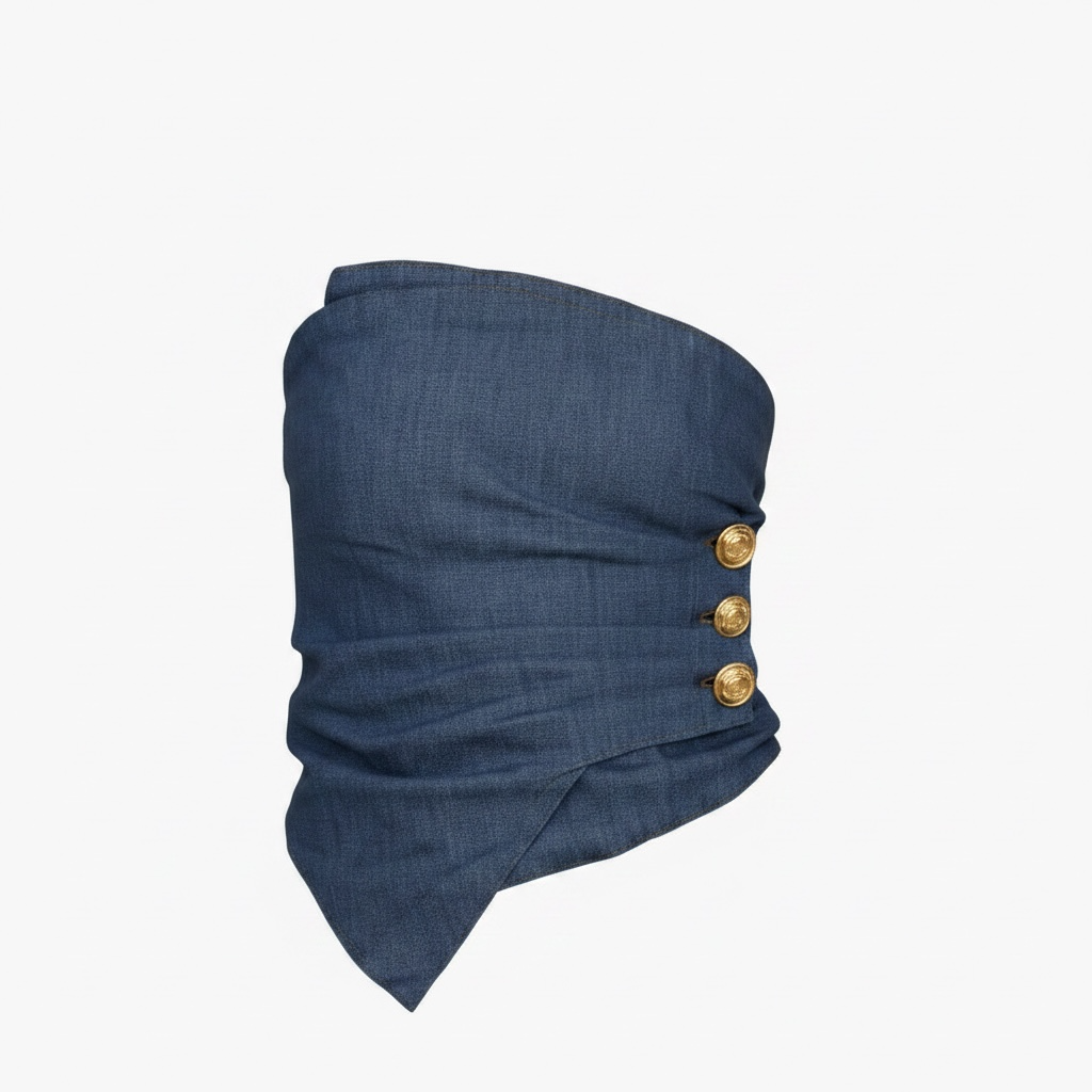 Denim Corset - Blue