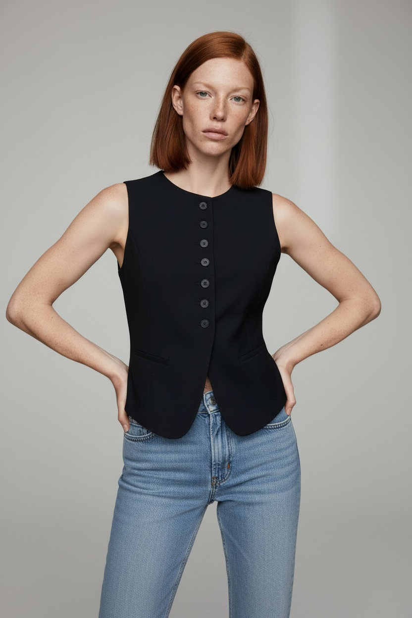 Waistcoat - Black