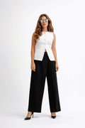 Waistcoat Top - White